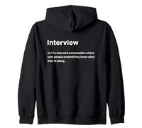 Relatable Funny Dictionary Definition Interview Sweat à Capuche
