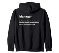 Relatable Funny Dictionary Definition Manager Sweat à Capuche