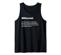 Relatable Funny Dictionary Definition Millennial Débardeur