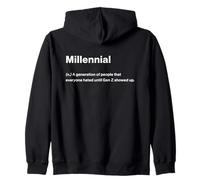 Relatable Funny Dictionary Definition Millennial Sweat à Capuche