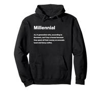 Relatable Funny Dictionary Definition Millennial Sweat à Capuche