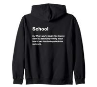 Relatable Funny Dictionary Definition School Sweat à Capuche