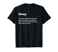 Relatable Funny Dictionary Definition Sleep T-Shirt