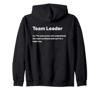 Relatable Funny Dictionary Definition Team Leader Sweat à Capuche