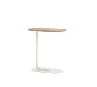 Relate Table Basse 60,5 cm Chêne massif/Blanc Cassé