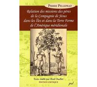 Relation des missions des pères de la Compagnie de Jésus dans les îles et dans la terre ferme de l'Amérique méridionale