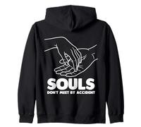 Relation divine profonde d'énergie spirituelle âme sœur Sweat à Capuche