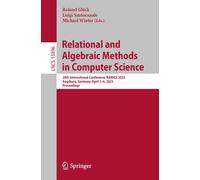 Relational And Algebraic Methods In Computer Science