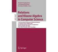 Relations And Kleene Algebra In Computer Science