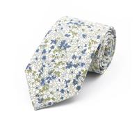 Relations commerciales, Cravate unisexe en coton à fleurs multicolore(2)