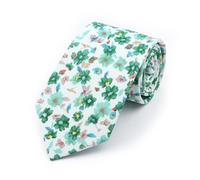 Relations commerciales, Cravate unisexe en coton à fleurs multicolore(32)