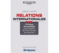 Relations internationales: 17 fiches de synthèses pour préparer les TD et réviser les examens