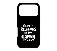 Relations publiques par Day Gamer by Night PR Stunt Jeux vidéo Coque pour iPhone 17 Pro