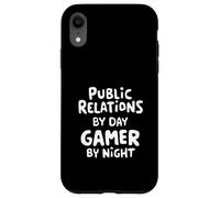 Relations publiques par Day Gamer by Night PR Stunt Jeux vidéo Coque pour iPhone XR