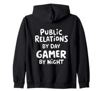 Relations publiques par Day Gamer by Night PR Stunt Jeux vidéo Sweat à Capuche