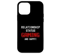 Relationship Status: Gaming and Happy Funny Gamer Humor Joke Coque pour iPhone 12 Mini