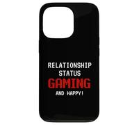 Relationship Status: Gaming and Happy Funny Gamer Humor Joke Coque pour iPhone 13 Pro