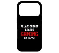 Relationship Status: Gaming and Happy Funny Gamer Humor Joke Coque pour iPhone 17 Pro
