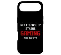 Relationship Status: Gaming and Happy Funny Gamer Humor Joke Coque pour iPhone Air