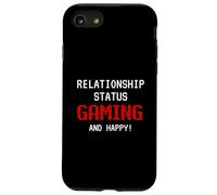Relationship Status: Gaming and Happy Funny Gamer Humor Joke Coque pour iPhone SE (2020) / 7/8