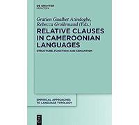 Relative Clauses In Cameroonian Languages