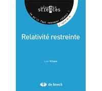 Relativité restreinte 2015 - Loïc Villain - De Boeck Supérieur - broché - Scolaire / Universitaire