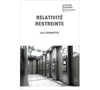 Relativité restreinte. Leçons de Physique