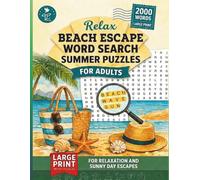 RELAX BEACH ESCAPE WORD SEARCH PUZZLE GAMES: For relaxation and sunny day escapes