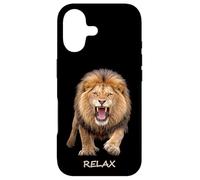 Relax - Fierce Lion Motivation Humour Ironie Formes Mania Coque pour iPhone 17