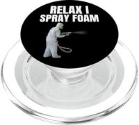 Relax I Spray Foam- Awesome Funny Spray Foam Tech Design PopSockets PopGrip pour MagSafe