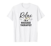 Relax I'm a Massage Therapist Minimal Hands Graphic T-Shirt