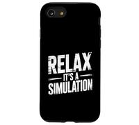 Relax It's A Simulation Coding Programmer Software - Coque pour iPhone SE (2020) / 7/8