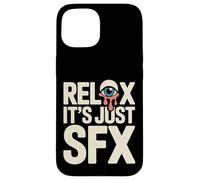 Relax It's Just SFX Film de Film de maquilleur Coque pour iPhone 15
