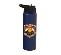 Relax It's Rec Play Nobody is Getting Drafted Pickleball Stainless Steel Insulated Water Bottle