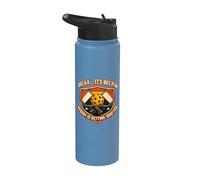 Relax It's Rec Play Nobody is Getting Drafted Pickleball Stainless Steel Insulated Water Bottle
