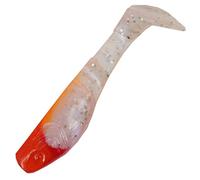 Relax Kopyto Lot de 10 leurres artificiels en caoutchouc de 3" Orange Pearl Glitter 136