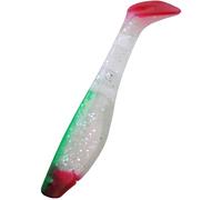 Relax Kopyto Lot de 10 poissons en caoutchouc 4L 10 cm (040R Vert perle argenté)