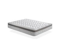 Relax Matelas 140X190 Premium a MEmoire de Forme Fil d'argent Epaisseur 25 cm Silver aux propriEtEs antiseptiques, cicatrisantes et relaxantes