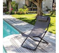 Relax pliant acier cataphorèse et toile - Easy