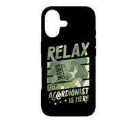 Relax The Accordéonist is Here Coque pour iPhone 17