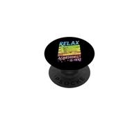 Relax The Accordéonist is Here PopSockets PopGrip Adhésif