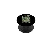 Relax The Accordéonist is Here PopSockets PopGrip Adhésif