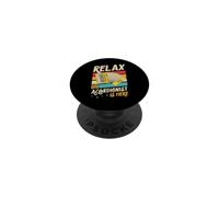 Relax The Accordéonist is Here PopSockets PopGrip Adhésif