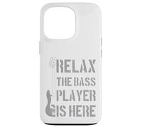 Relax The Bass Player is Here - Cadeau Amusant pour Guitariste Coque pour iPhone 13 Pro