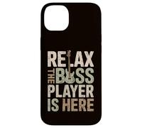 Relax The Bass Player is Here Guitare Guitariste Bassist Musique Coque pour iPhone 14 Plus