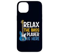 Relax The Bass Player is Here Guitare Guitariste Bassist Musique Coque pour iPhone 14 Plus