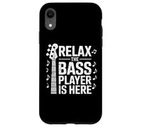 Relax The Bass Player is Here Guitare Guitariste Bassist Musique Coque pour iPhone XR