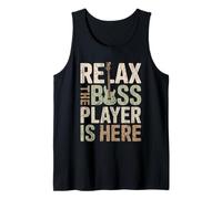 Relax The Bass Player is Here Guitare Guitariste Bassist Musique Débardeur