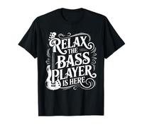 Relax The Bass Player is Here Guitare T-Shirt