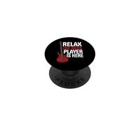 Relax The Bass Player is Here Musique PopSockets PopGrip Adhésif